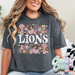 Lions // Funky Flowers // T-Shirt-Country Gone Crazy-Country Gone Crazy
