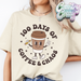 100 DAYS OF COFFEE & CHAOS // T-Shirt-Country Gone Crazy-Country Gone Crazy