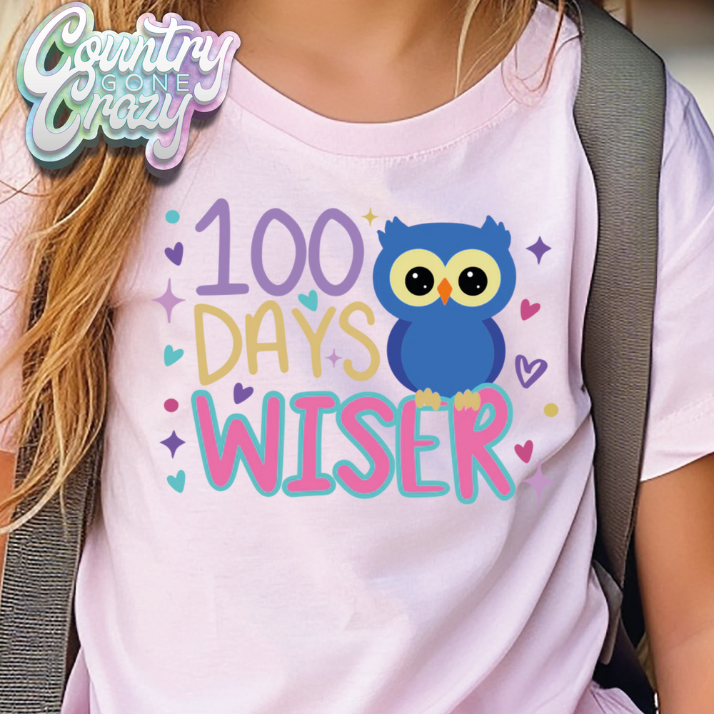 100 DAYS WISER // T-Shirt-Country Gone Crazy-Country Gone Crazy