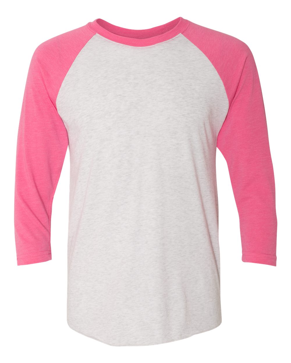 Adult Raglan - Vintage Pink Sleeves with Heather White Body-Next Level-Country Gone Crazy