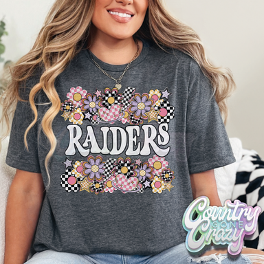 Raiders // Funky Flowers // T-Shirt-Country Gone Crazy-Country Gone Crazy