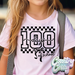 100 DAYS OF SCHOOL BLACK BOW // T-Shirt-Country Gone Crazy-Country Gone Crazy