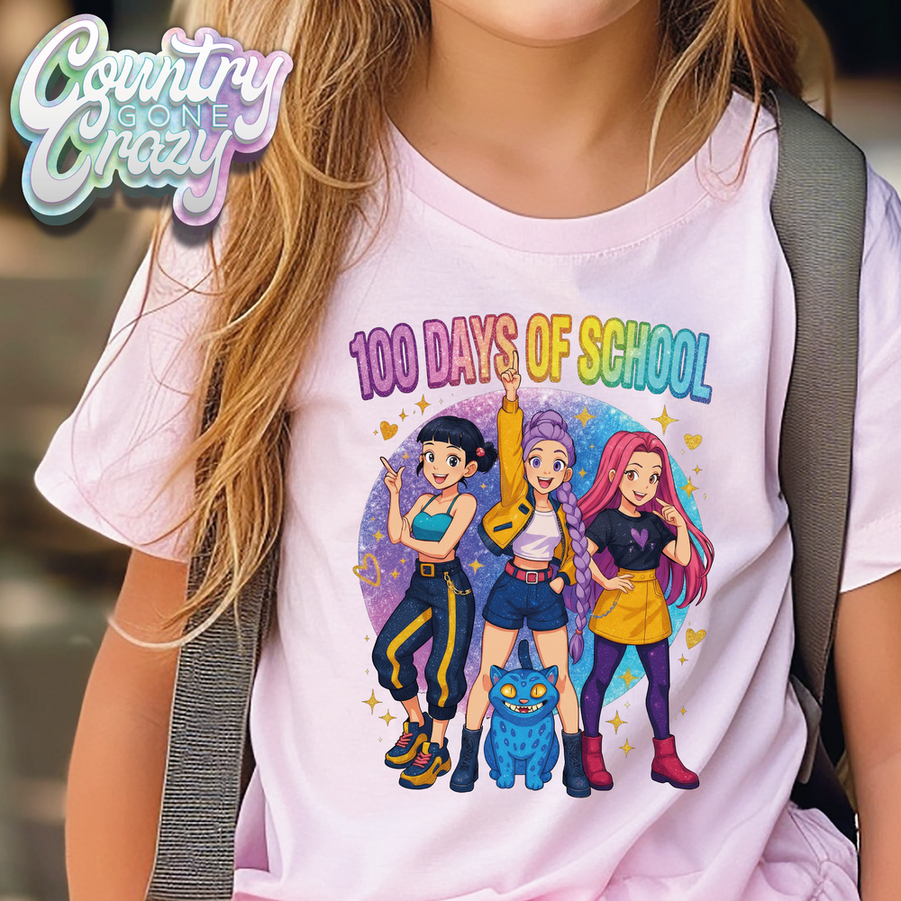 100 DAYS OF SCHOOL - KPOP // T-Shirt-Country Gone Crazy-Country Gone Crazy
