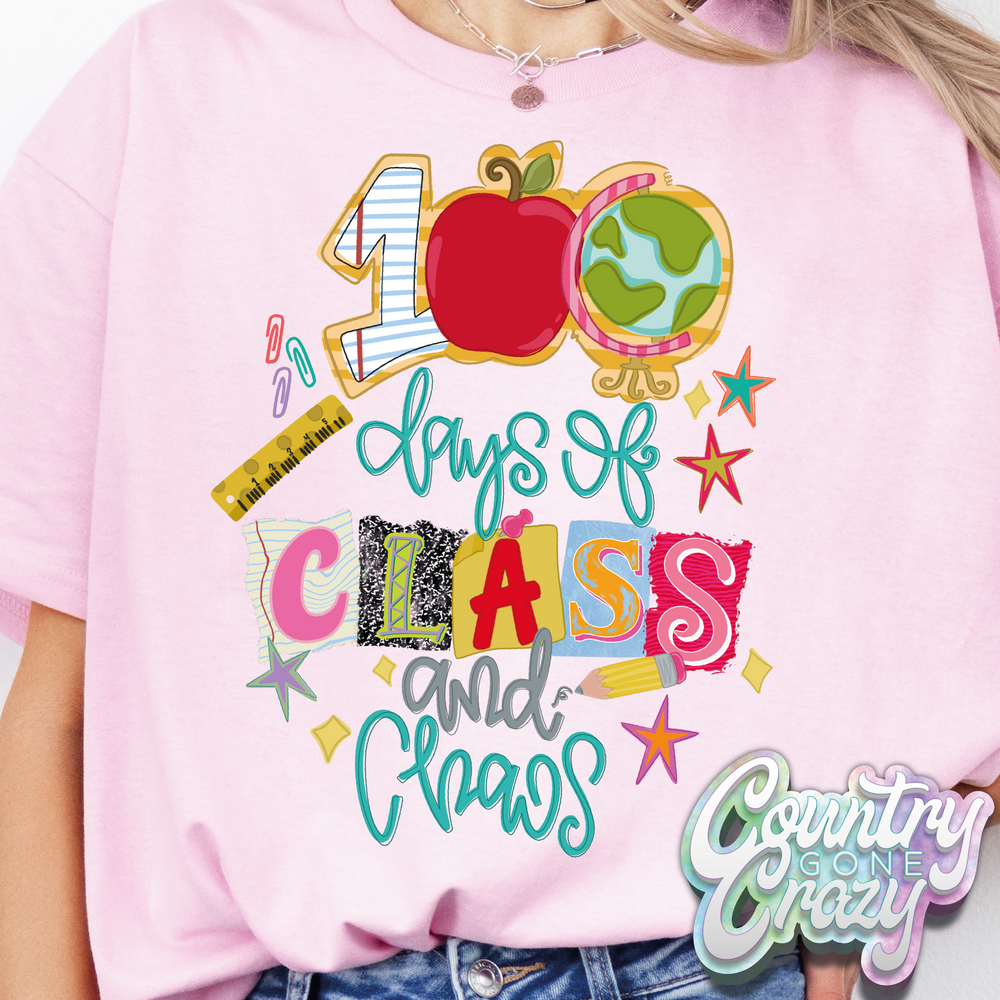 100 DAYS OF CLASS AND CHAOS // T-Shirt-Country Gone Crazy-Country Gone Crazy