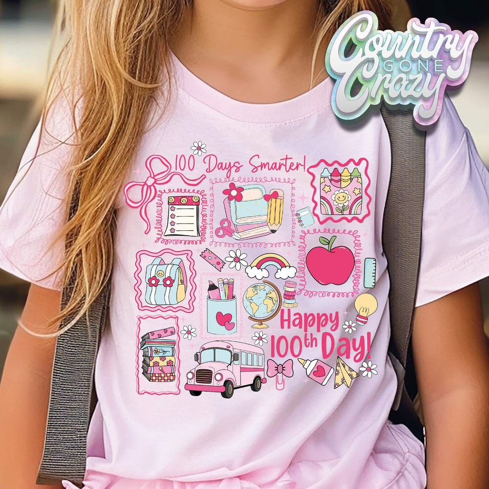 100 DAYS SMARTER COLLAGE // T-Shirt-Country Gone Crazy-Country Gone Crazy