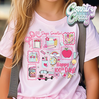 100 DAYS SMARTER COLLAGE // T-Shirt-Country Gone Crazy-Country Gone Crazy