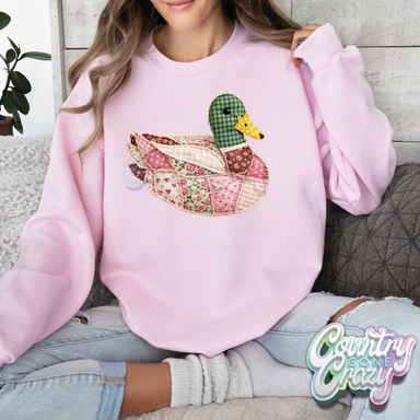 Pink Patchwork Duck //-Country Gone Crazy-Country Gone Crazy
