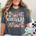 Cougars // Funky Flowers // T-Shirt-Country Gone Crazy-Country Gone Crazy