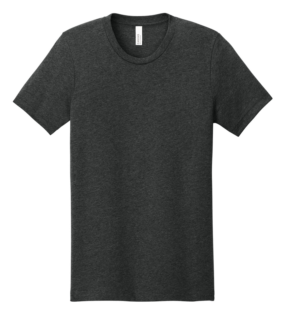Dark Grey Heather - Bella+Canvas - Short Sleeve Crew Neck T-Shirt-Bella + Canvas-Country Gone Crazy