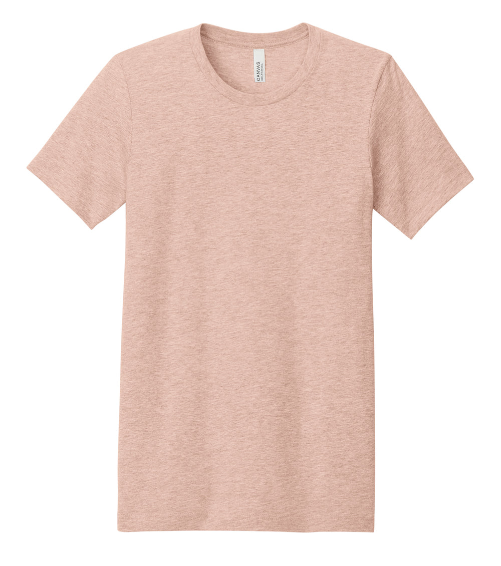 Heather Peach - Bella+Canvas - Short Sleeve Crew Neck T-Shirt-Bella + Canvas-Country Gone Crazy
