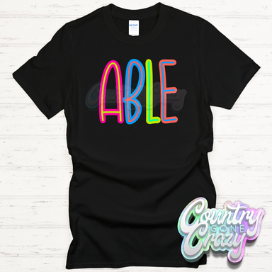ABLE Bright T-Shirt-Country Gone Crazy-Country Gone Crazy