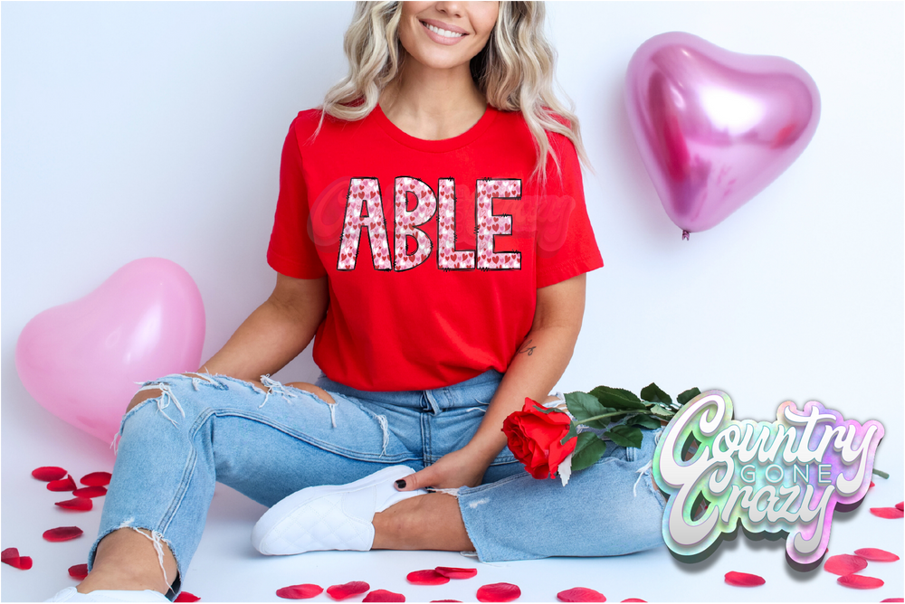 ABLE - Valentines - T-Shirt-Country Gone Crazy-Country Gone Crazy