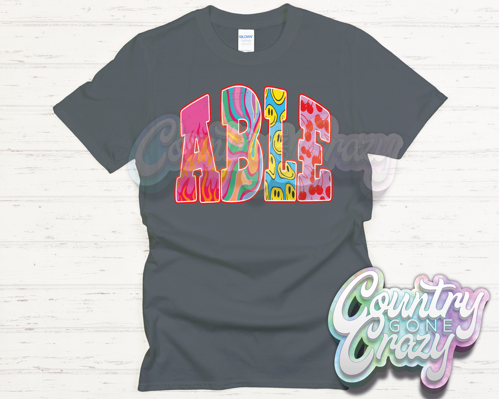 ABLE // GOOD VIBES // T-Shirt-Country Gone Crazy-Country Gone Crazy