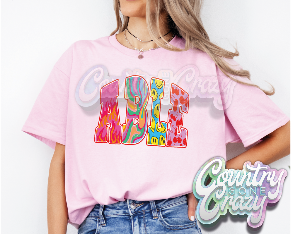 ABLE // GOOD VIBES // T-Shirt-Country Gone Crazy-Country Gone Crazy