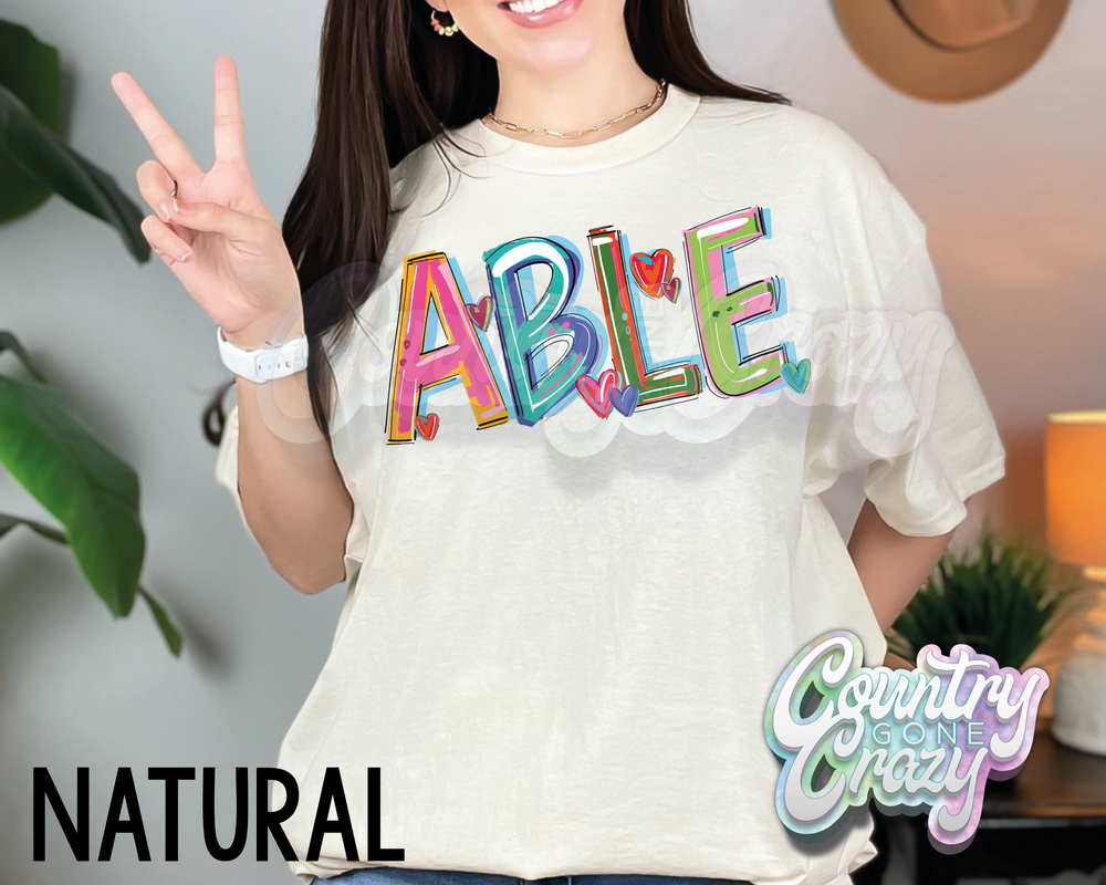 ABLE • Splash • T-Shirt-Country Gone Crazy-Country Gone Crazy