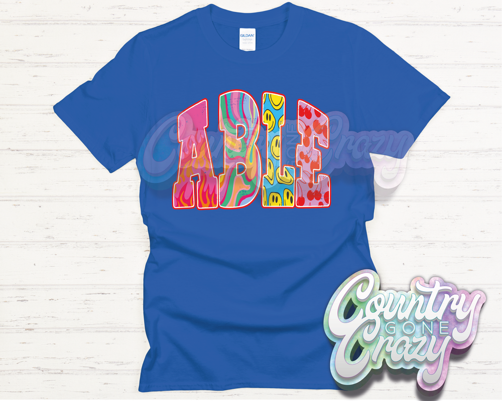 ABLE // GOOD VIBES // T-Shirt-Country Gone Crazy-Country Gone Crazy