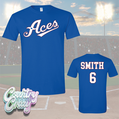 Aces Baseball - T-Shirt-Country Gone Crazy-Country Gone Crazy