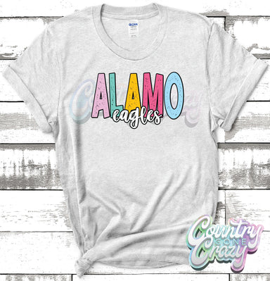 Alamo Eagles Playful T-Shirt-Country Gone Crazy-Country Gone Crazy