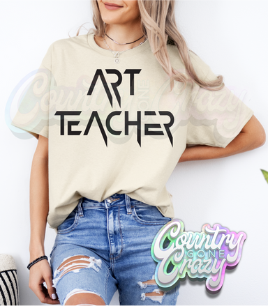 ART TEACHER /// HARD ROCK /// T-SHIRT-Country Gone Crazy-Country Gone Crazy