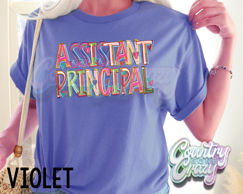 Assistant Principal • Splash • T-Shirt-Country Gone Crazy-Country Gone Crazy