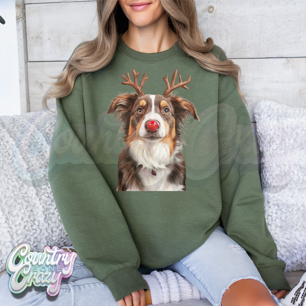 Australian Shepherd Reindeer-Country Gone Crazy-Country Gone Crazy