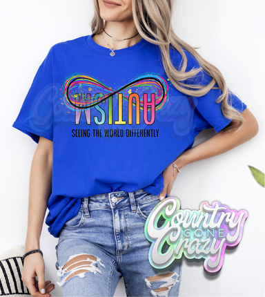 Autism, Seeing the world differently - T-Shirt-Country Gone Crazy-Country Gone Crazy