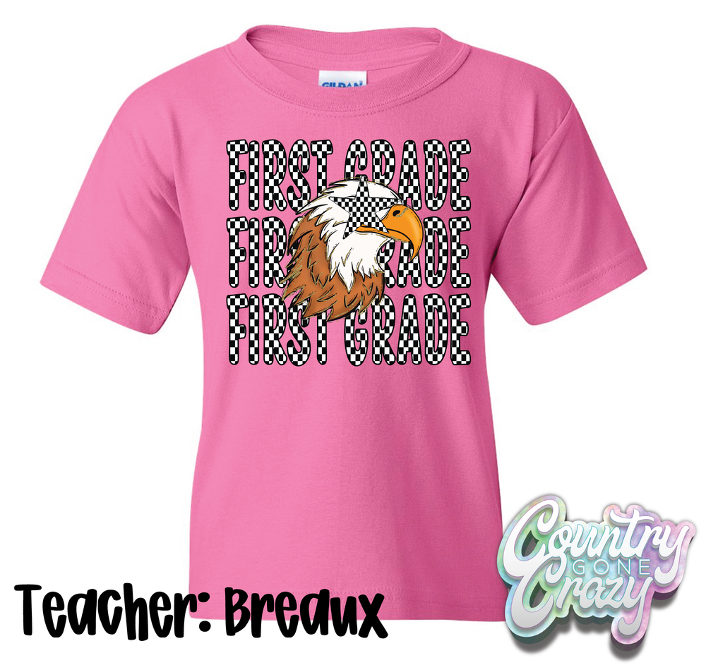 TEACHER: BREAUX // ESS FIRST GRADE CLASS SHIRT-Gildan-Country Gone Crazy