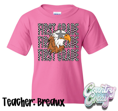 TEACHER: BREAUX // ESS FIRST GRADE CLASS SHIRT-Gildan-Country Gone Crazy