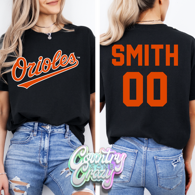 Orioles - Black - T-Shirt-Country Gone Crazy-Country Gone Crazy
