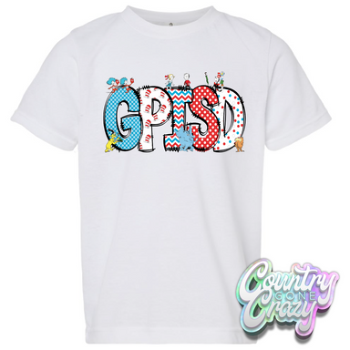 GPISD Dr. Seuss Letters T-Shirt-Country Gone Crazy-Country Gone Crazy