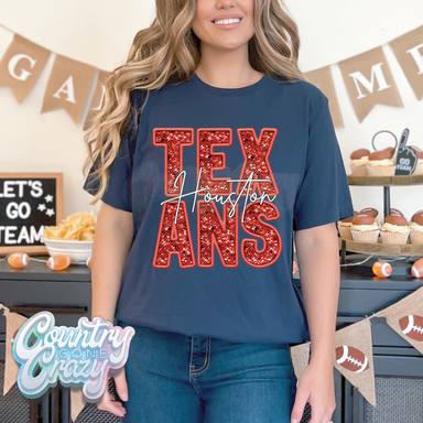 HOUSTON TEXANS SEQUIN-Country Gone Crazy-Country Gone Crazy