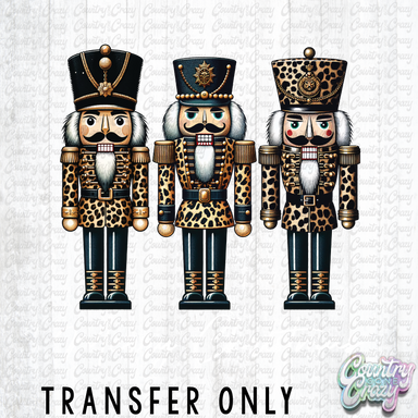 HT4761 • MERRY CHRISTMAS LEOPARD NUTCRACKER-Country Gone Crazy-Country Gone Crazy