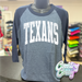 TEXANS - NAVY/DENIM RAGLAN-Country Gone Crazy-Country Gone Crazy