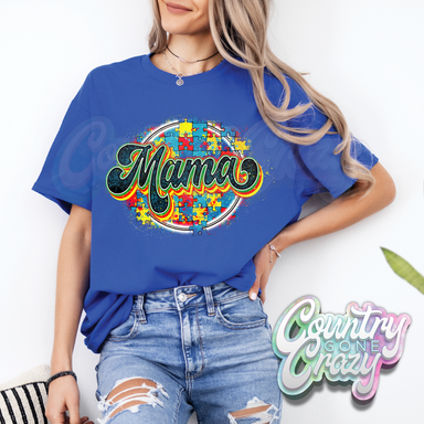 Mama Autism Puzzle - T-Shirt-Country Gone Crazy-Country Gone Crazy