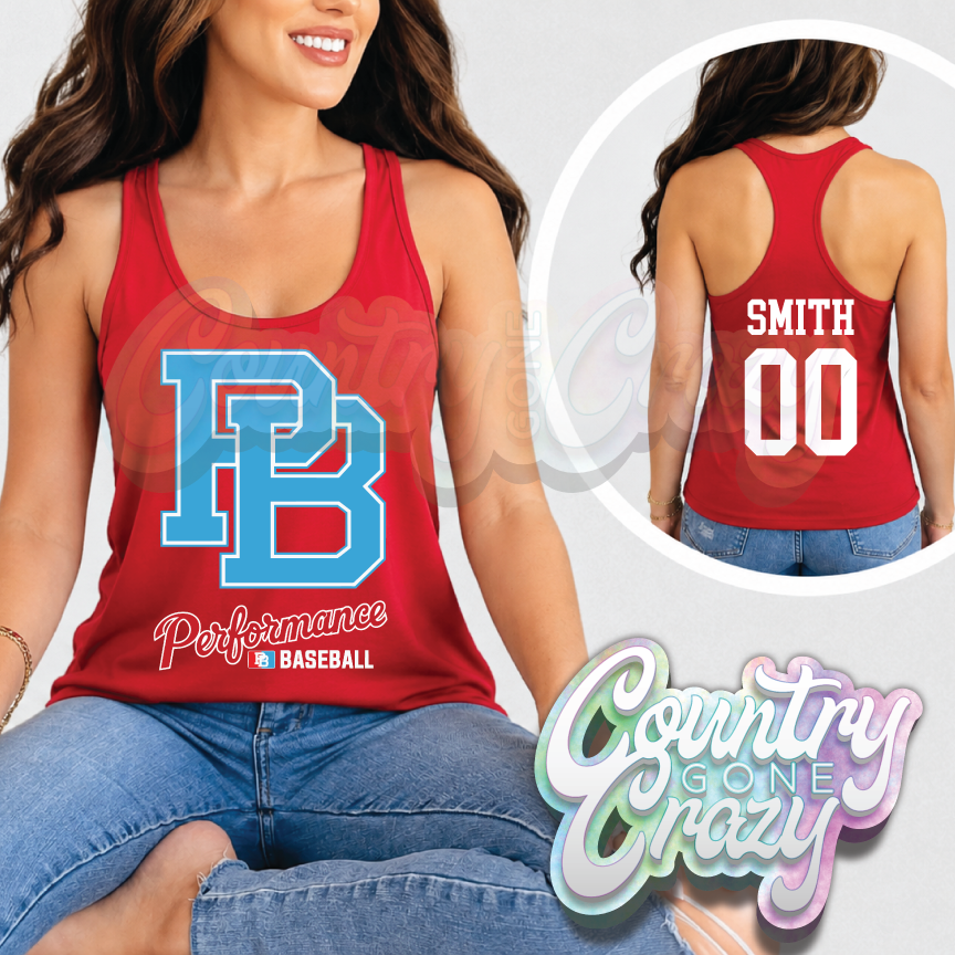 PB PERFORMANCE BASEBALL TANK TOP