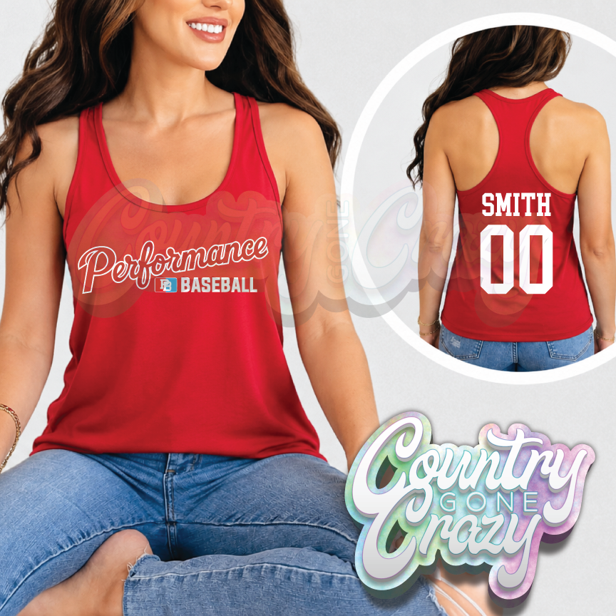 PERFORMANCE BASEBALL TANK TOP