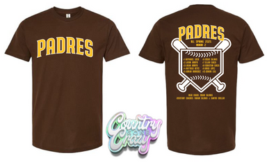 Padres Baytown 2025 Roster T-Shirt-Country Gone Crazy-Country Gone Crazy
