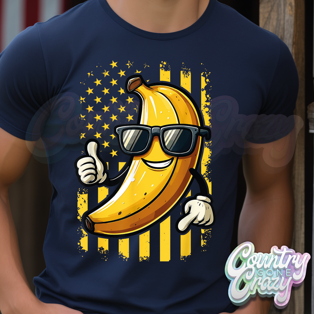 Banana American Flag-Country Gone Crazy-Country Gone Crazy