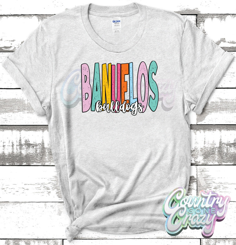 Banuelos Bulldogs Playful T-Shirt-Country Gone Crazy-Country Gone Crazy