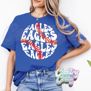 Eagles Baseball - Royal T-Shirt-Country Gone Crazy-Country Gone Crazy