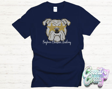 Baytown Christian Academy Bulldogs Starry Eyed T-Shirt-Country Gone Crazy-Country Gone Crazy