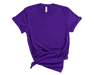 Team Purple - Bella+Canvas - Short Sleeve Crew Neck T-Shirt-Bella + Canvas-Country Gone Crazy
