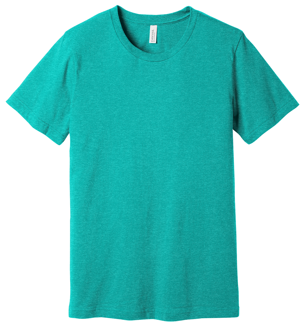 Heather Sea Green - Bella+Canvas - Short Sleeve Crew Neck T-Shirt-Bella + Canvas-Country Gone Crazy