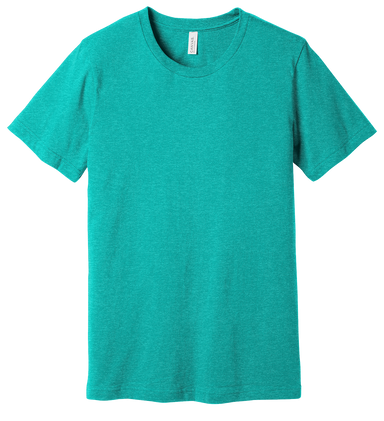 Heather Sea Green - Bella+Canvas - Short Sleeve Crew Neck T-Shirt-Bella + Canvas-Country Gone Crazy