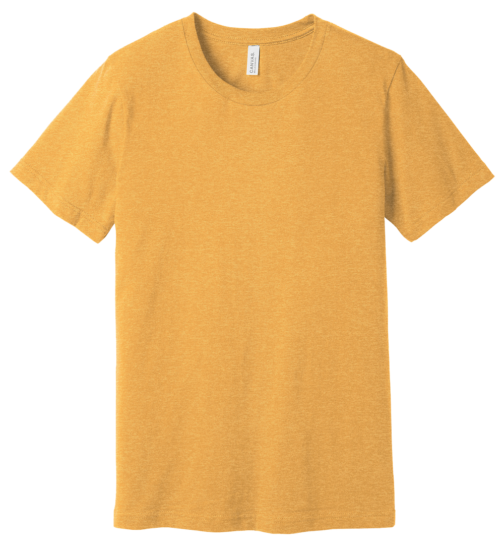 Heather Mustard - Bella+Canvas - Short Sleeve Crew Neck T-Shirt-Bella + Canvas-Country Gone Crazy