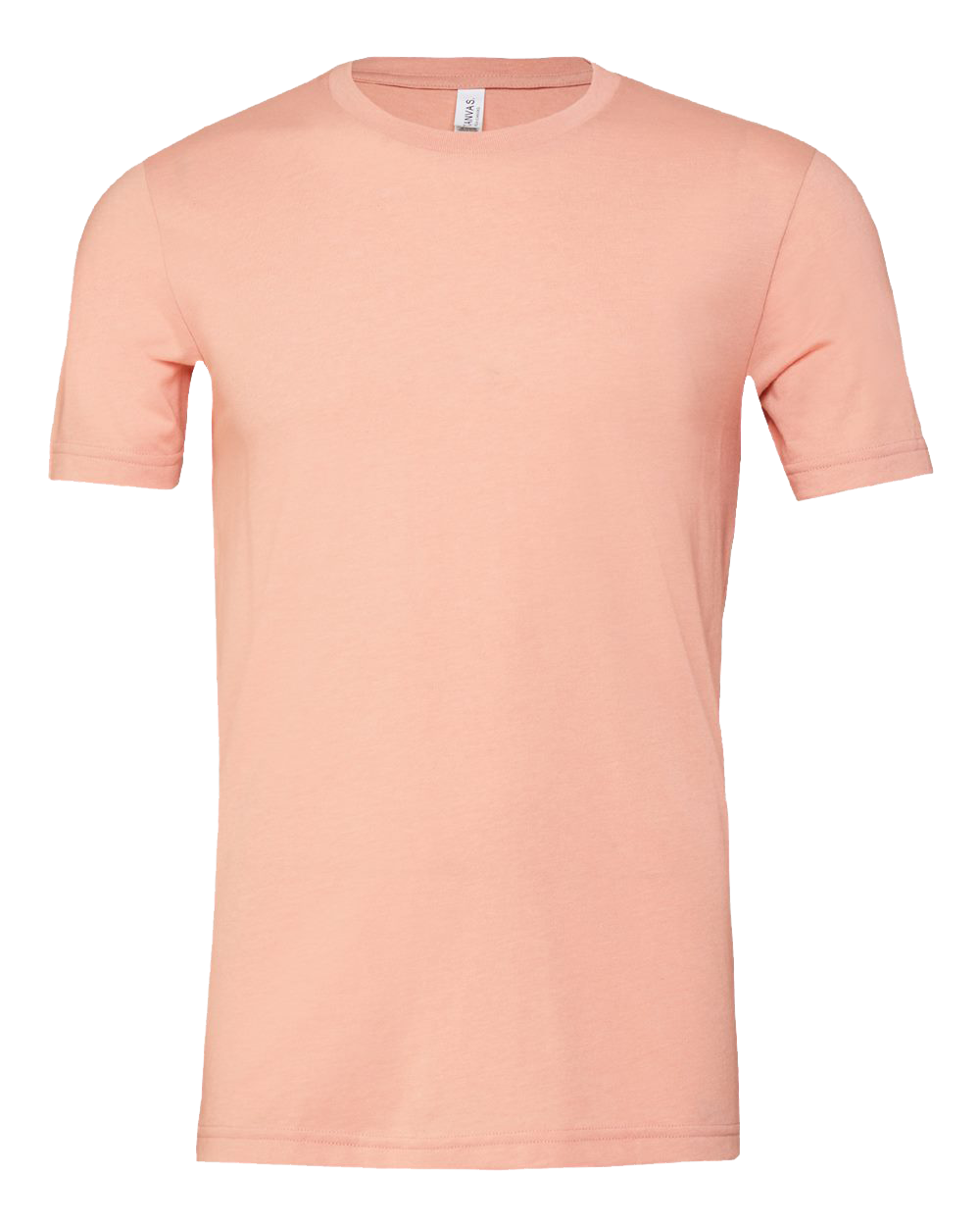 Heather Peach - Bella+Canvas - Short Sleeve Crew Neck T-Shirt-Bella + Canvas-Country Gone Crazy