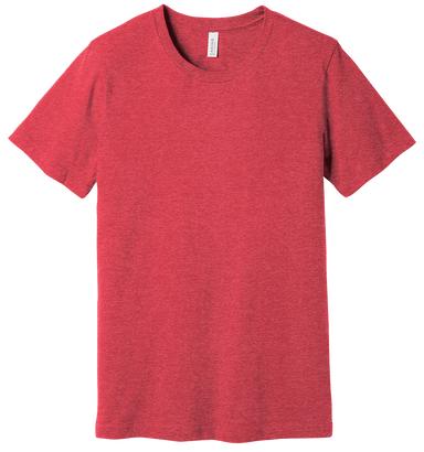 Heather Red - Bella+Canvas - Short Sleeve Crew Neck T-Shirt-Bella + Canvas-Country Gone Crazy