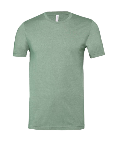 Heather Sage - Bella+Canvas - Short Sleeve Crew Neck T-Shirt-Bella + Canvas-Country Gone Crazy