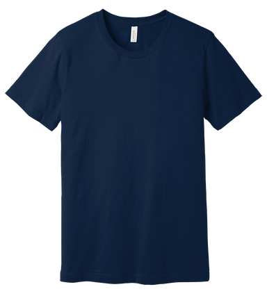 Navy - Bella+Canvas - Short Sleeve Crew Neck T-Shirt-Bella + Canvas-Country Gone Crazy