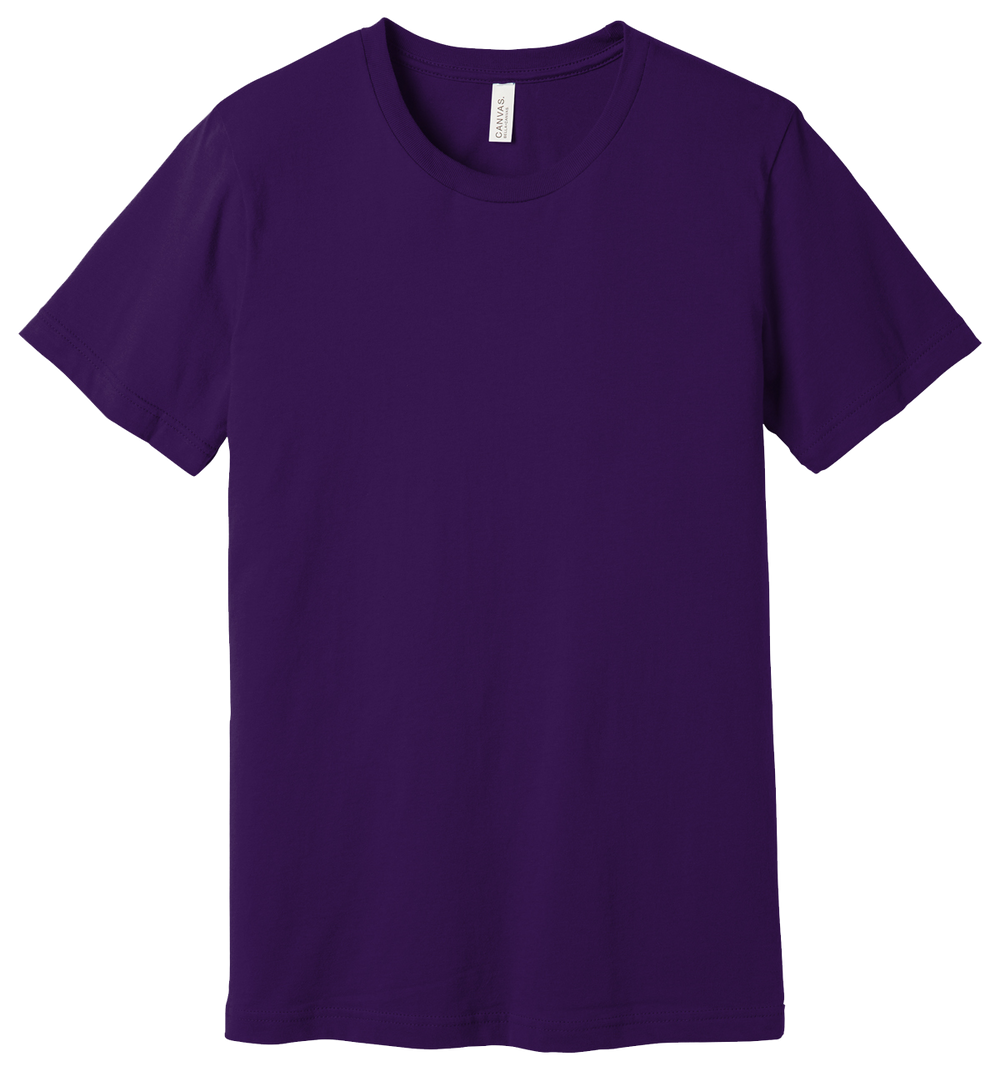 Purple - Bella+Canvas - Short Sleeve Crew Neck T-Shirt-Bella + Canvas-Country Gone Crazy